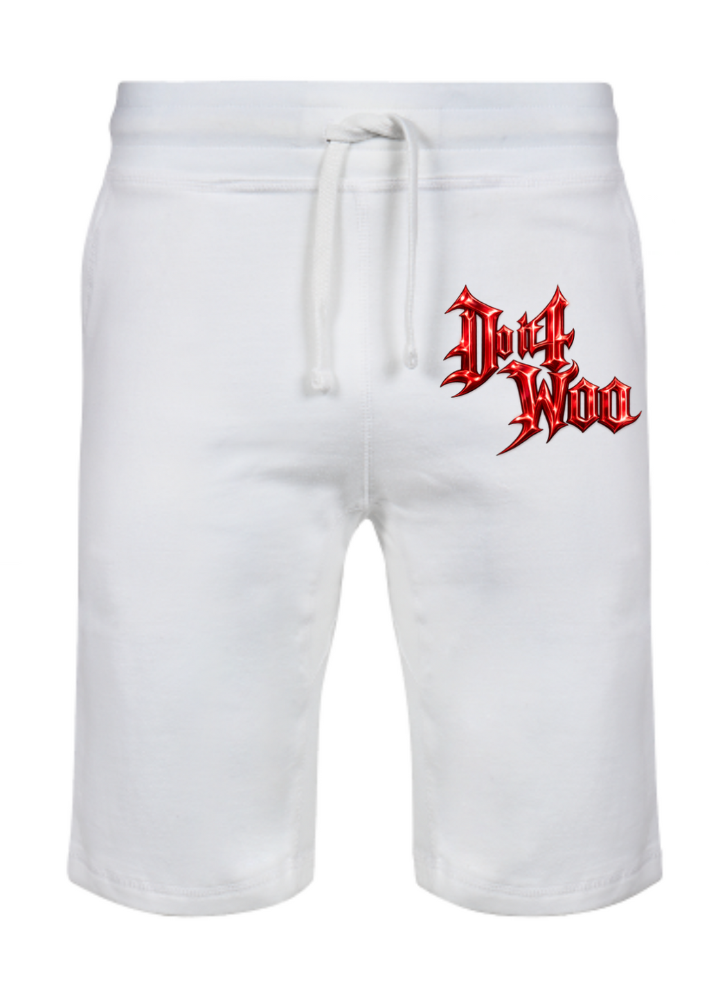 DO IT 4 WOO WHITE JOGGERS