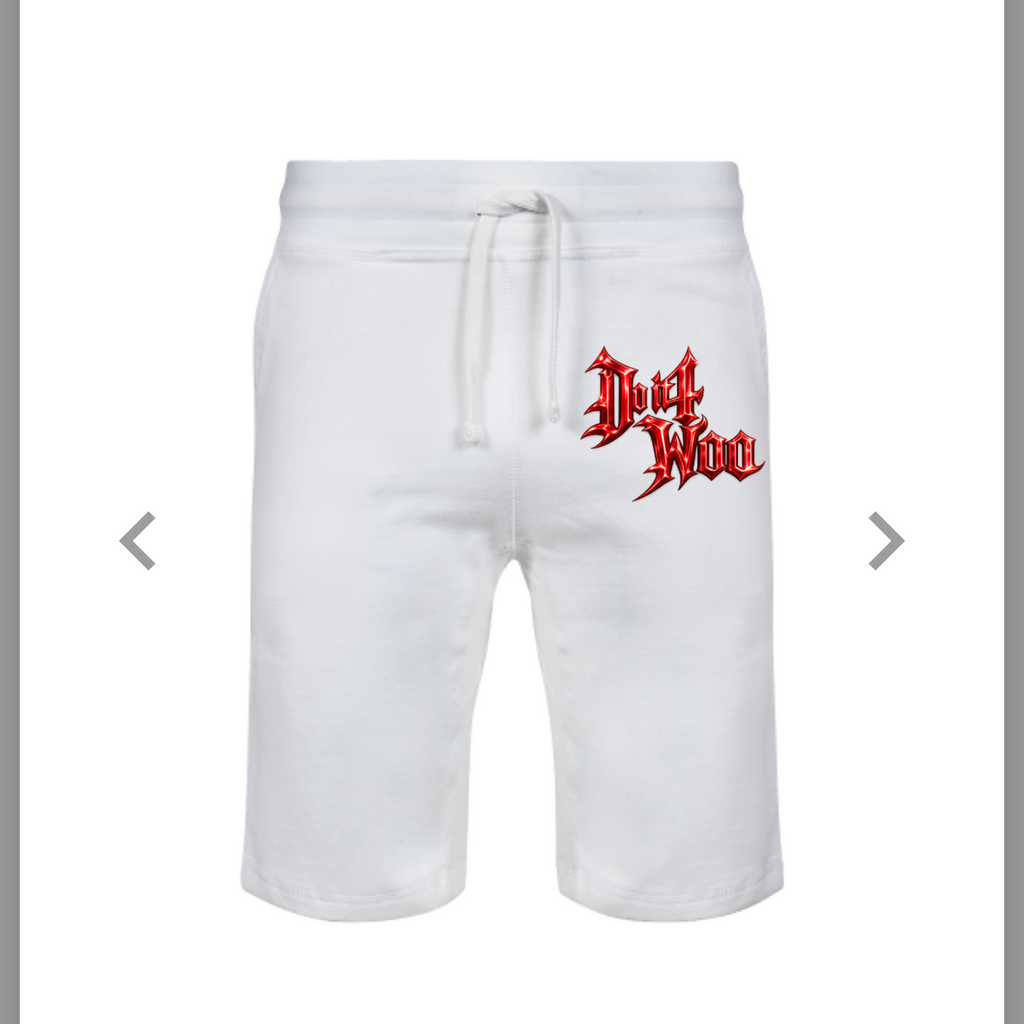 DO IT 4 WOO WHITE JOGGERS