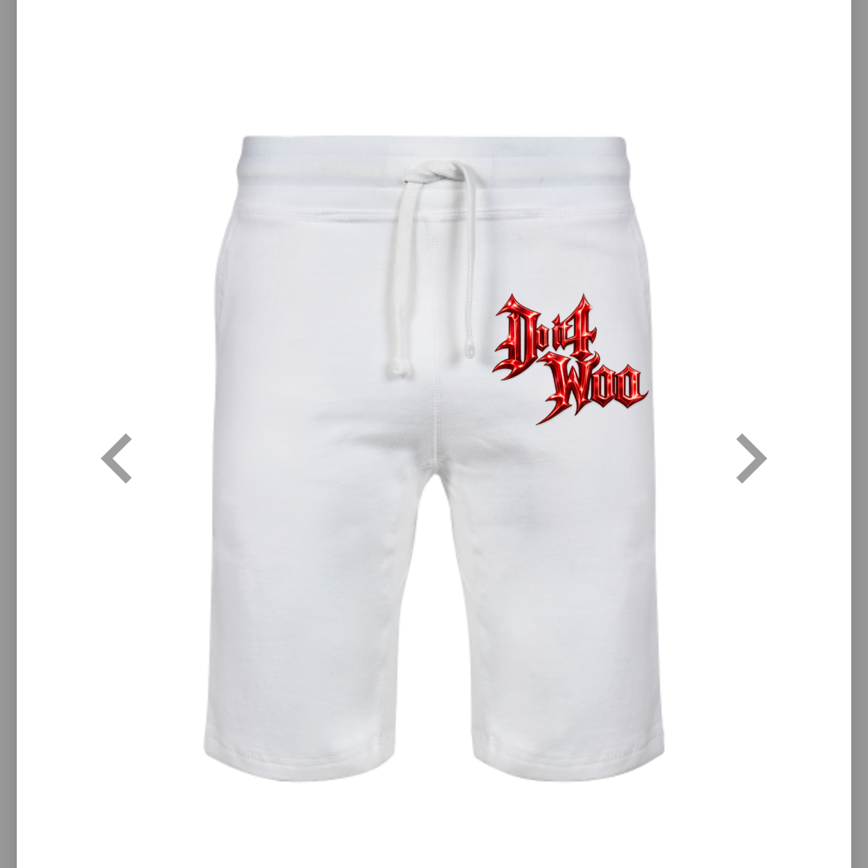 DO IT 4 WOO WHITE JOGGERS