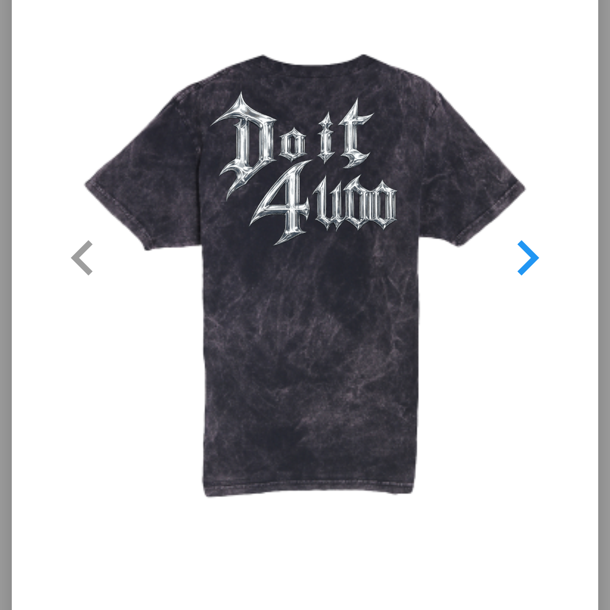 DO IT 4 WOO CHROME METALLIC TEE